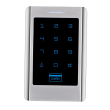 Metal case rfid card access control touch keypad entry lock door standalone reader control de acceso de tarjeta rfid